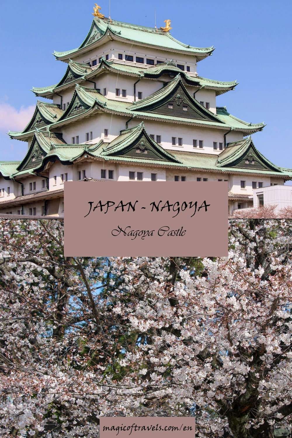 Nagoya Castle Pinterest card