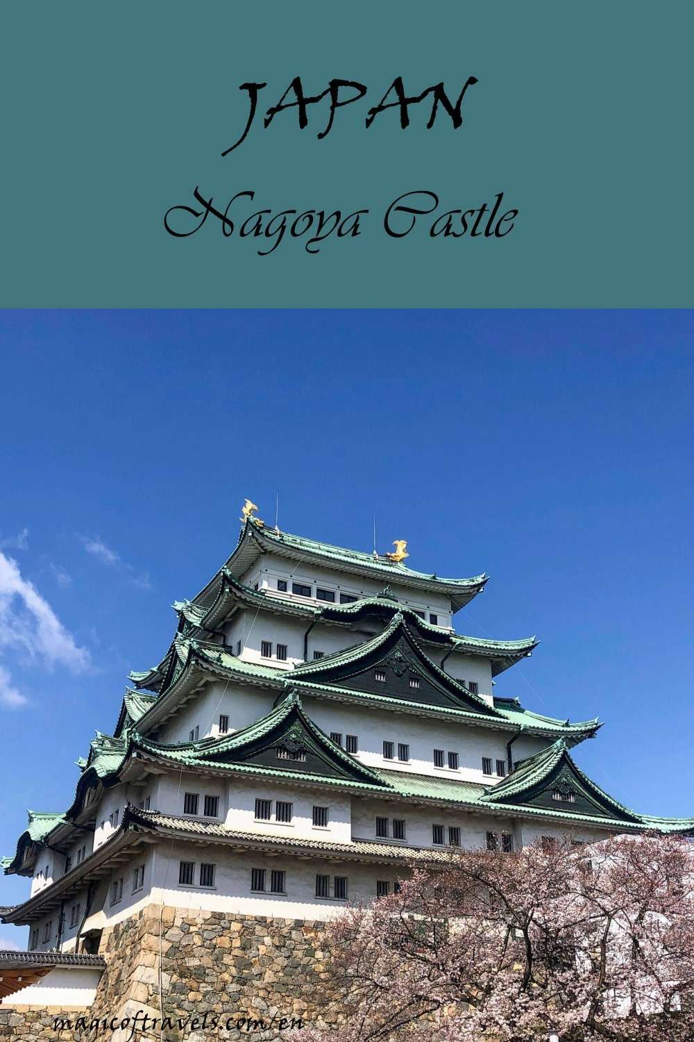 Nagoya Castle Pinterest card