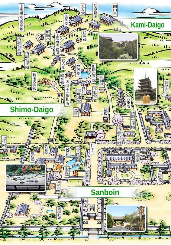 Daigoji Map