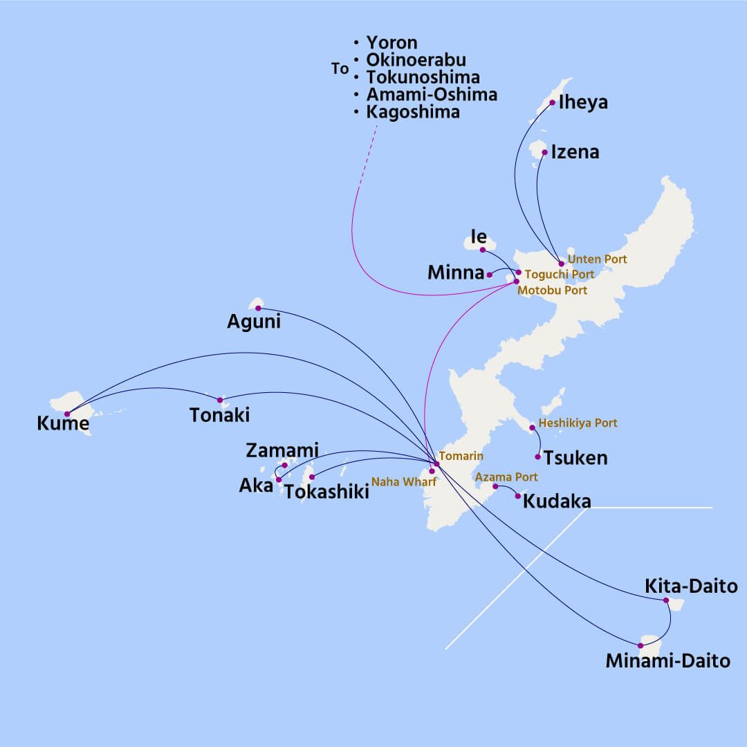 Map of Okinawa